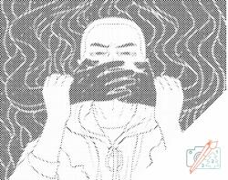  PontPöttyöző - Csend Méret: 40x50cm, Keretezés: Keret nélkül (csak a vászon), Szín: Kék