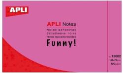 Apli Notite adezive Apli, 125 x 75 mm, 100 file/set, magenta (AL15003) - forit