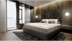 Best Sleep Sweetnight Ortopéd matrac, 140x200x22 cm, 4+2+14, latex 4 cm, poliuretán hab, hipoallergén, steppelt huzat, közepes keménységű