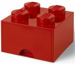 LEGO® Cutie de depozitare LEGO® 4 - cu sertar roșu 250 x 250 x 180 mm (SL40051730)