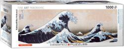 EUROGRAPHICS 1000 db-os Panoráma puzzle - Great Wave of Kanagawa, Hokusai (6010-5487)