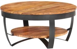 vidaXL Măsuță de cafea, 65 x 65 x 32 cm, lemn masiv de acacia (289616) Masa de cafea