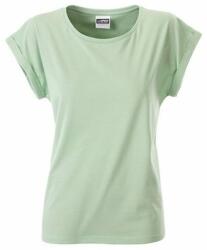 James & Nicholson (Daiber) Női lezser biopamut póló 8005 - Enyhén zöld | M (1-8005-1743371)