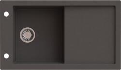 AXIS KITCHEN TRAMONTANA gránit mosogató automata dugóemelő, szifonnal, szürke, beépíthető (AX-1703)