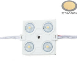 Optonica LED MODUL 4-2835/160°/ DC12V / 2, 4W / 38x38mm/ meleg fehér /MO4562 (4562)