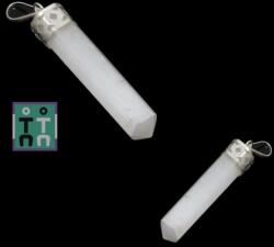  Pandantiv Selenit Alb Obelisc - 41-48 x 9-11 mm - 1 Buc