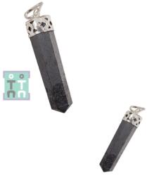  Pandantiv Hematit Obelisc - 43-48 x 9-12 mm - 1 Buc