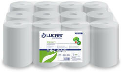  Lucart Eco 14 CF, belső letekeredésű kéztörlő, 2 rétegű, 14cm fehér, 12tek. /zsugor