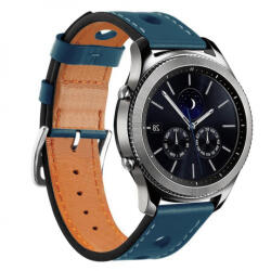 BSTRAP Leather Italy curea pentru Samsung Galaxy Watch 3 45mm, dark teal (SSG009C0401)