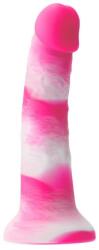 NS Novelties Dildo Clasic Colours Pleasures Yum Yum, Roz, 17.5 Cm Dildo