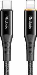 Mcdodo Cablu Type-C la Lightning Mcdodo PD Fast Charge Black, 20W, 1.2m, indicator led (CA-9960)