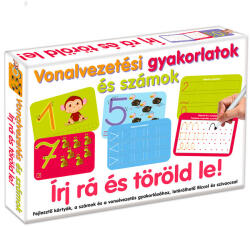 Dohány Írj rá és töröld le! Vonalvezetési gyakorlatok és számok (647/01)