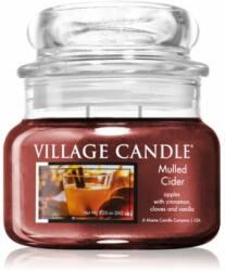 Village Candle Mulled Cider lumânare parfumată (Glass Lid) 262 g