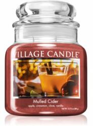 Village Candle Mulled Cider lumânare parfumată (Glass Lid) 389 g