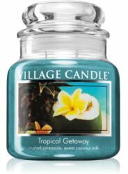 Village Candle Tropical Gateway lumânare parfumată (Glass Lid) 390 g