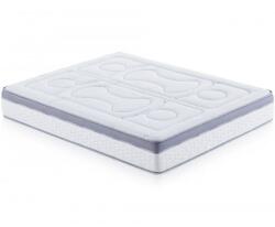 MATTREX Suprem Cotton Silver ortopéd matrac, 180x200x28 cm, megfordítható, mikrocelluláris Eliocellular hab memóriával 5, 5 cm - téli oldal, Air Gel memóriával 4, 5 cm - nyári oldal, ezüst ion huzat, kemény/k