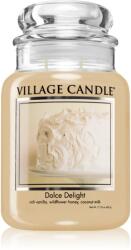 Village Candle Dolce Delight lumânare parfumată (Glass Lid) 602 g