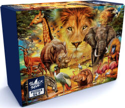 Black Sea Mini puzzle Black Sea din 54 de piese - Regele animalelor (BS62115) Puzzle
