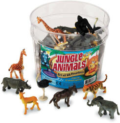 Learning Resources Set pentru sortat - Animalute din jungla (LER0697) - roua