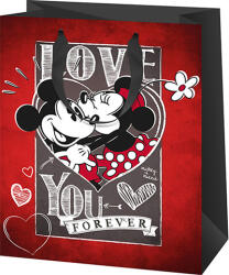 Cardex Mickey és Minnie egér mintás méretű exkluzív ajándéktáska 18x10x23cm (31698) - jatekshop