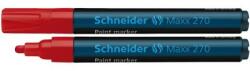 Schneider Marker cu vopsea SCHNEIDER Maxx 270, varf rotund 1-3mm - rosu (S-127002) - ihtis