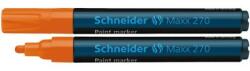 Schneider Marker cu vopsea SCHNEIDER Maxx 270, varf rotund 1-3mm - orange (S-127006) - ihtis