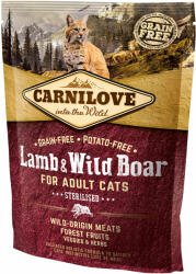 CARNILOVE Cat Adult Lamb&Wild boar - Bárány&Vaddisznó - Sterilised 400g