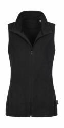 Stedman Női ujjatlan mellény Stedman Fleece Vest Women L, Opál fekete