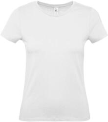 B and C Csomag akciós póló (minimum 3 db) Női rövid ujjú póló B&C #E150 /women T-Shirt -S, Fehér