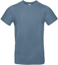 B and C Csomag akciós póló (minimum 3 db) Férfi rövid ujjú póló B&C #E190 T-Shirt -L, Kő kék