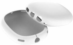 PadForce Husa protectie cupe din silicon mat pentru casti Apple AirPods Max - Alb