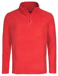 Stedman Férfi hosszú ujjú polár Stedman Fleece Half-Zip M, Piros