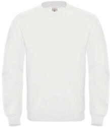 B&C Collection Uniszex pulóver B&C Crew Neck Sweatshirt - WUI20 - 2XL, Fehér