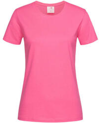 Stedman Női rövid ujjú póló Stedman Classic-T Fitted Women -S, Édes rózsaszín