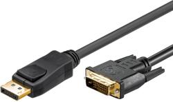 Goobay DisplayPort v1.2 - DVI-D kábel 2m Fekete (51961)