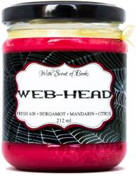 With Scent of Books Lumanare aromata The avengers - Web-Head, 212 ml (WEB-HEAD 212 ml)