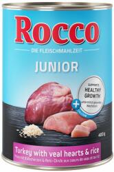 Rocco 6x400g Rocco Junior Szárnyas, vad & rizs nedves kutyatáp