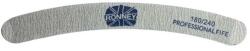 Ronney Professional Pilă de unghii, 180/240, gri, RN 00247 - Ronney Professional 12 buc
