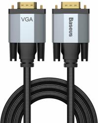 Baseus Cablu VGA-VGA Baseus, Enjoyment 2M, Gri