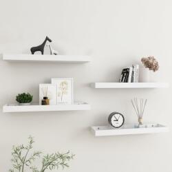 vidaXL Rafturi de perete Loggia, 4 buc. , alb, 60x15x4 cm, MDF (330214) Raft