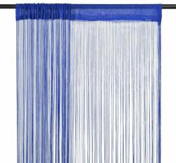 VidaXL Draperii cu franjuri, 2 buc. , 140 x 250 cm, albastru (132407) - izocor