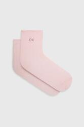 Calvin Klein Șosete femei, culoarea roz 99KK-LGD0H9_30X