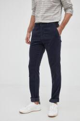 Sisley Pantaloni bărbați, culoarea albastru marin, mulat 9BY8-SJM0FO_59X