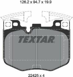 TEXTAR set placute frana, frana disc TEXTAR 2242501 (2242501)