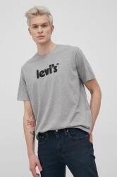 Levi's tricou din bumbac culoarea gri, melanj 16143.0392-Greys PPYY-TSM0I8_90X