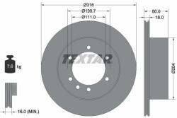 TEXTAR Disc frana TEXTAR 92129900 (92129900) - automobilus