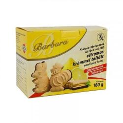 Barbara gluténmentes vaníliás keksz citrom tölt. étbevonatos 180 g - mamavita