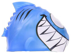 BornToSwim Gyermek úszósapka BornToSwim Shark Junior Swim Cap Kék