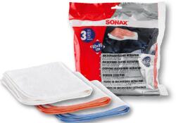 SONAX SONAX® Set 3 lavete ultrafine din microfibre pentru suprafețe vopsite