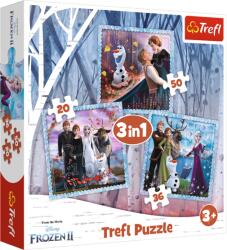 Trefl Jégvarázs 2 - Varázslatos történet 3 az 1-ben puzzle 20,36,50 db-os (34853)